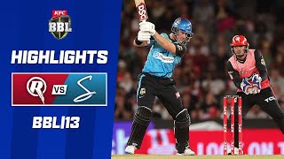 Melbourne Renegades v Adelaide Strikers  BBL13 [upl. by Arlen]