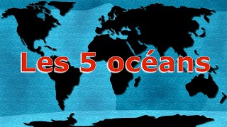 Géographie les 5 océans de la planète terre [upl. by Lozar]