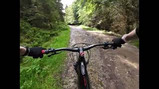 Climb upto danny harts descend bike park on an ebike Giant reign e2 emtb mtb enduro rockshox fox [upl. by Lusty]