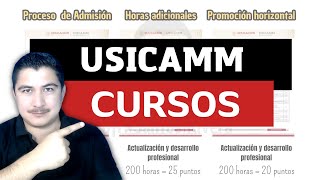 Cuáles son los CURSOS válidos para USICAMM [upl. by Alfonzo]