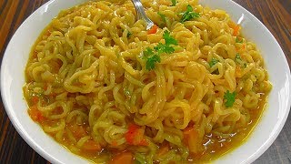 maggi masala noodles recipe5minutes spicy maggie noodles recipestreet style magi masala noodles [upl. by Atinel]