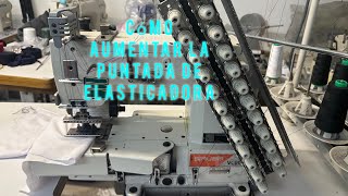 COMO ALARGAR LA PUNTADA DE MÁQUINA ELASTICADORA O MULTIAGUJA [upl. by Nayarb]