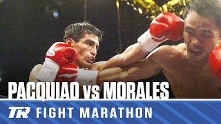 Manny Pacquiao vs Erik Morales Trilogy  FIGHT MARATHON [upl. by Senoj]