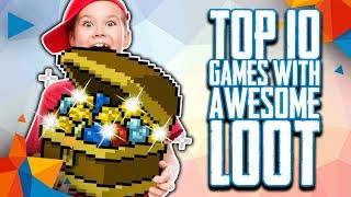 Top 10 Grinding Games with Awesome Loot System [upl. by Otreblig203]