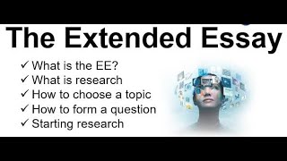 How to do IBs Extended Essay by an EE examiner [upl. by Selrahc]