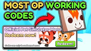 😱NEW UPDATE CODES IN PET SIMULATOR 99 UPDATE ROBLOX PET SIMULATOR 99 UPDATE CODES [upl. by Frederick]