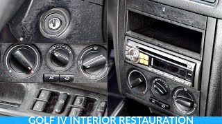 Replacing old damaged interior parts Volkswagen Golf MK4 [upl. by Demetre195]