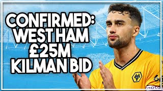 West Ham bid £25m for Max Kilman  Wolves captain is Lopeteguis number one target this summer [upl. by Manville]