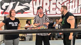 James Ellsworth Referees Grim Vs Heel Wife Match Championship Opportunity 2018 [upl. by Kehoe674]