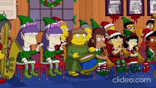 The Simpsons  Christmas Couch Gag Backwards [upl. by Harty]