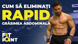 Cum să scăpați de grăsimea abdominală Uitați de abdomene I GymBeam I FIT POINT [upl. by Hoashis]