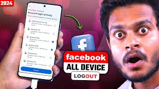 😭Facebook Logout all Devices  FB Logout all Device  facebook other Device Logout  New Update 2024 [upl. by Anelrahc]