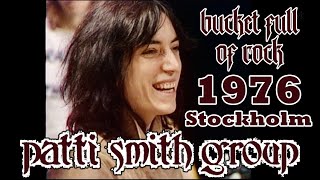 PATTI SMITH  Konserthuset  Stockholm  Sweden  1976  Live  Interview  Full  Multi Camera  TV [upl. by Downing401]