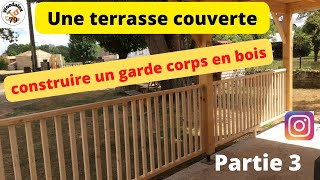 construire un garde corps en bois [upl. by Allicsirp]