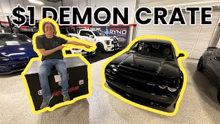 🚗 Unboxing the 2018 Dodge Demon Crate amp Exclusive Giveaway Updates 🎉 [upl. by Hild]