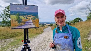 Landscape Plein Air Oil Painting Demo [upl. by Tippets]