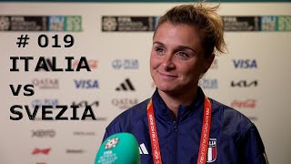 Italia vs Svezia partita Mondiali calcio femminile 2023 [upl. by Akimas]