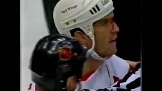 Brendan Shanahan vs Derian Hatcher rivalry all 3 rounds [upl. by Anaujahs]