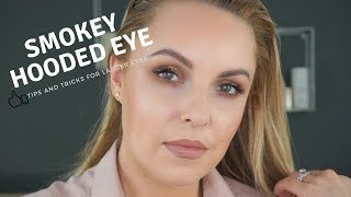 Gold Bronze Smokey Eye for Hooded amp Deep Set Eyes Elle Leary Artistry [upl. by Enelra]