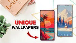 Top 5 MUSTHAVE Wallpaper Apps for Android in 2024 Stunning 4K amp Unique Designs [upl. by Arekat334]