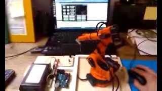 KUKA  ARDUINO  IR controlled by Visual C [upl. by Emmanuel]