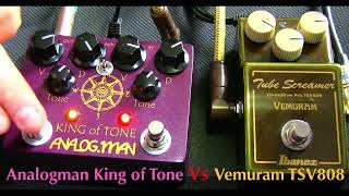 Analogman King of Tone Vs Vemuram TSV808 [upl. by Attennot429]