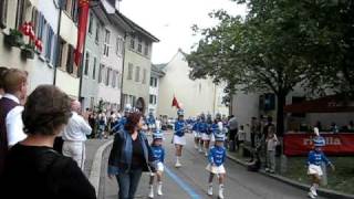 Stadtmusik Klingnau mit Majoretten Corps Wauwil [upl. by Wyatan]