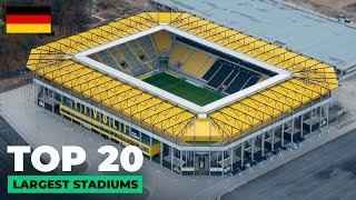 🇩🇪 Top 20 Largest Football Stadiums in Germany [upl. by Krongold]