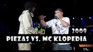 Piezas vs Mc Klopedia Semifinal FINAL INTERNACIONAL 2009 [upl. by Anillek]