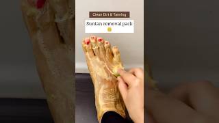 Get Fair Feet In 5minutes  Most Easy Pedicure  Remove Suntan Easily At Home pedicure shorts diy [upl. by Tsyhtema]