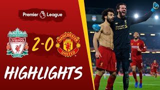 Liverpool 20 Man Utd  Van Dijk and Salah win it at Anfield  Highlights [upl. by Brunk]