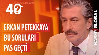 Erkan Petekkaya Jülide Ateşin bu sorularını pas geçti Jülide Ateş ile 40 TEK PARÇA [upl. by Ellehcil540]