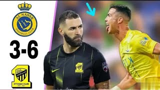 Al Nassr vs Al Ittihad 63  Ronaldos Hattrick  Full Match Highlights 2024 [upl. by Kenric]