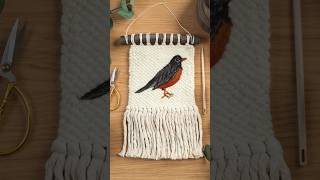 Needle felt Robin wall hanging needlefelting [upl. by Aivek]