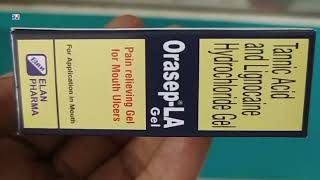 Orasep LA Gel  Tannic Acid and Lignocaine Hydrochloride Gel Uses  Orasep LA Gel Uses Side effects [upl. by Peednas]