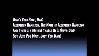 Alexander Hamilton Karaoke [upl. by Anairb]