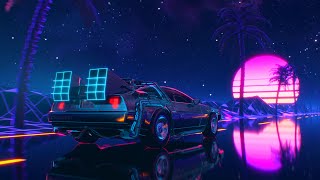 DeLorean  Ambient Synthwave Drive  4K Ultra HD 60fps [upl. by Sadie]