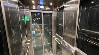 2019 Hissgruppen AB MRL Traction Elevator  Stora Essingen Tramstation Stockholm Sweden [upl. by Allsopp]