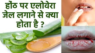 Lips पर Aloe Vera Gel लगाने से क्या होता है Homemade Lip Balm बनाने का Easy तरीका  Boldsky [upl. by Gabriellia479]