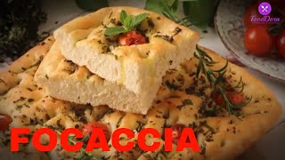 Reteta Focaccia cu Rosii Cherry si Ierburi AromaticeFood Dora [upl. by Relyc]