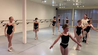 Regular ballet class for girls 1011 years old California ballet dance [upl. by Vtehsta]