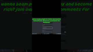 Roblox beaming roblox beaming tutorial roblox beaming roblox discord robloxhacking robloxhack [upl. by Wilow]