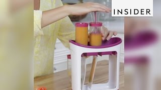 The Infantino Squeeze Station lets you make your own baby food [upl. by Collie]