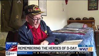 WVLT sits down with 100yearold WWII Veteran on DDay [upl. by Nodnek]