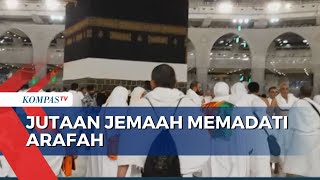 Puncak Ibadah Haji 2023 Jutaan Jemaah Padati Arafah Mekkah [upl. by Aramal]