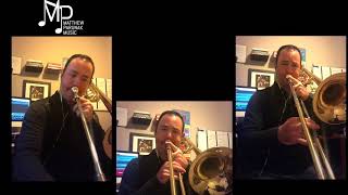 On A Hymnsong of Phillip Bliss Trombone Quartet [upl. by Yelah]