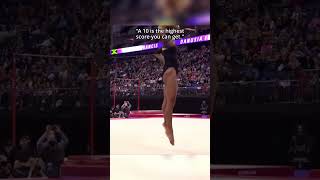 In this competition 10 wasnt the limit😅 gymnastics exhibition simonebiles [upl. by Viki]