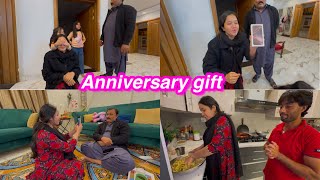 Finally 16 pro max  Anniversary gift doni wife ko mila  sitara yaseen vlog [upl. by Annoeik]