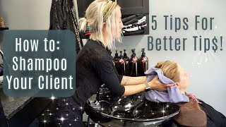 How To Shampoo Your Client StepByStep [upl. by Lambertson412]