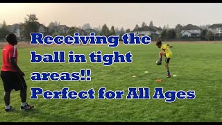 U10 U12 U14 Ball Control Trapping and Passing [upl. by Kwon]